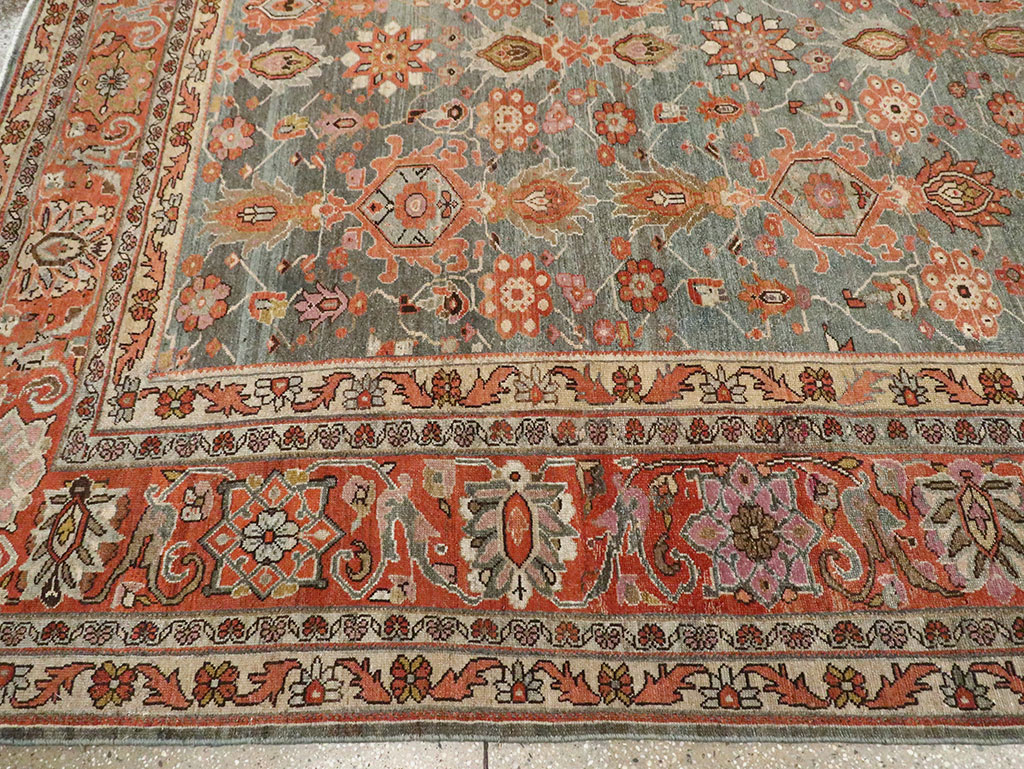 Antique Persian Malayer Room Size Carpet, No.28148 - Galerie Shabab