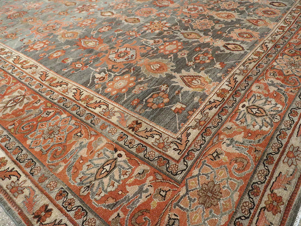 Antique Persian Malayer Room Size Carpet, No.28148 - Galerie Shabab