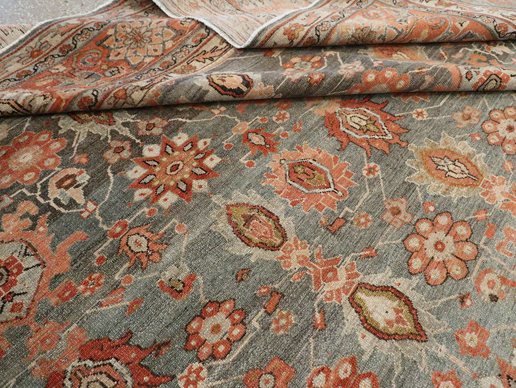 Antique Persian Malayer Room Size Carpet, No.28148 - Galerie Shabab
