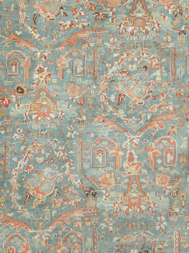 Antique Persian Mahal Oversize Carpet, No.28149 - Galerie Shabab