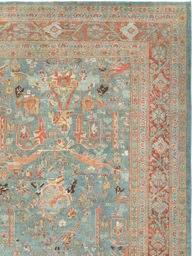 Antique Persian Mahal Oversize Carpet, No.28149 - Galerie Shabab