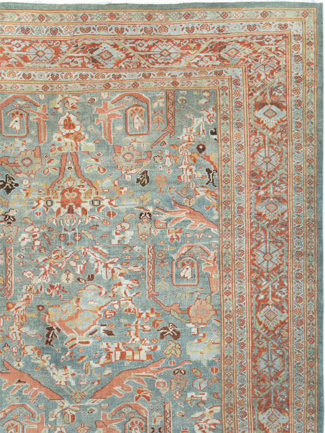 Antique Persian Mahal Oversize Carpet, No.28149 - Galerie Shabab