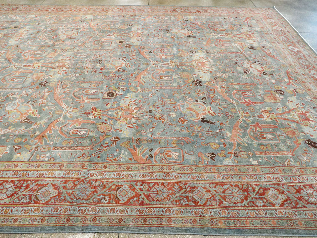 Antique Persian Mahal Oversize Carpet, No.28149 - Galerie Shabab