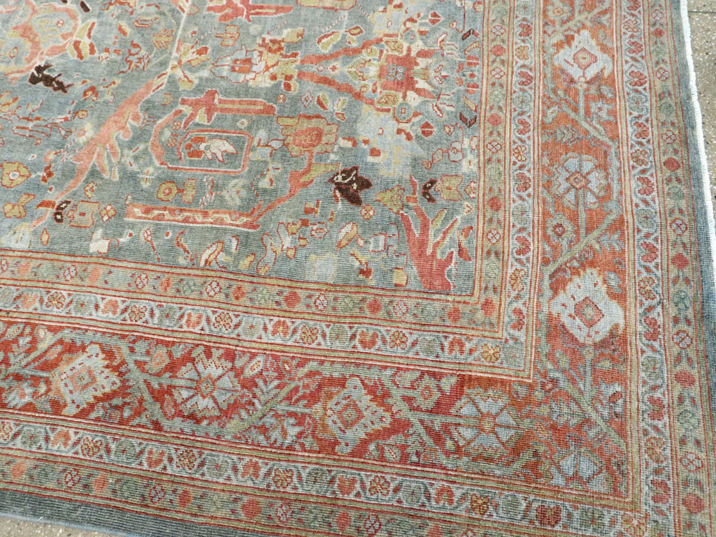 Antique Persian Mahal Oversize Carpet, No.28149 - Galerie Shabab