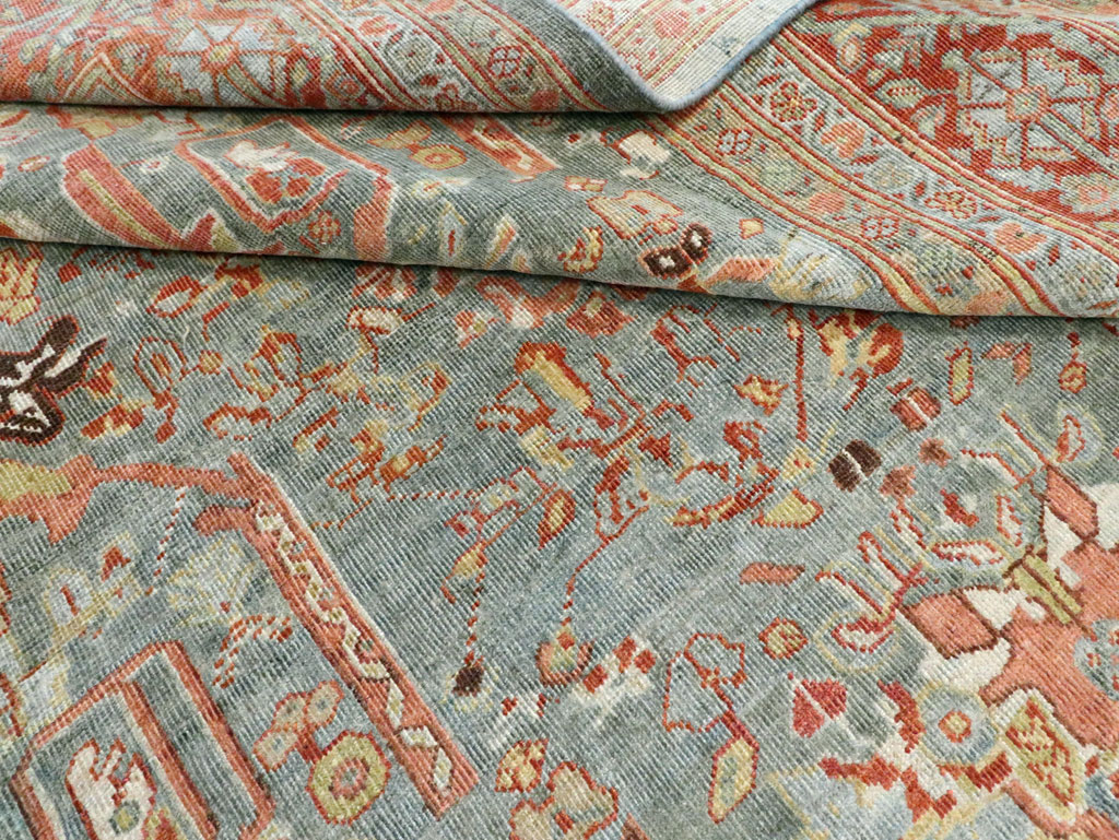 Antique Persian Mahal Oversize Carpet, No.28149 - Galerie Shabab