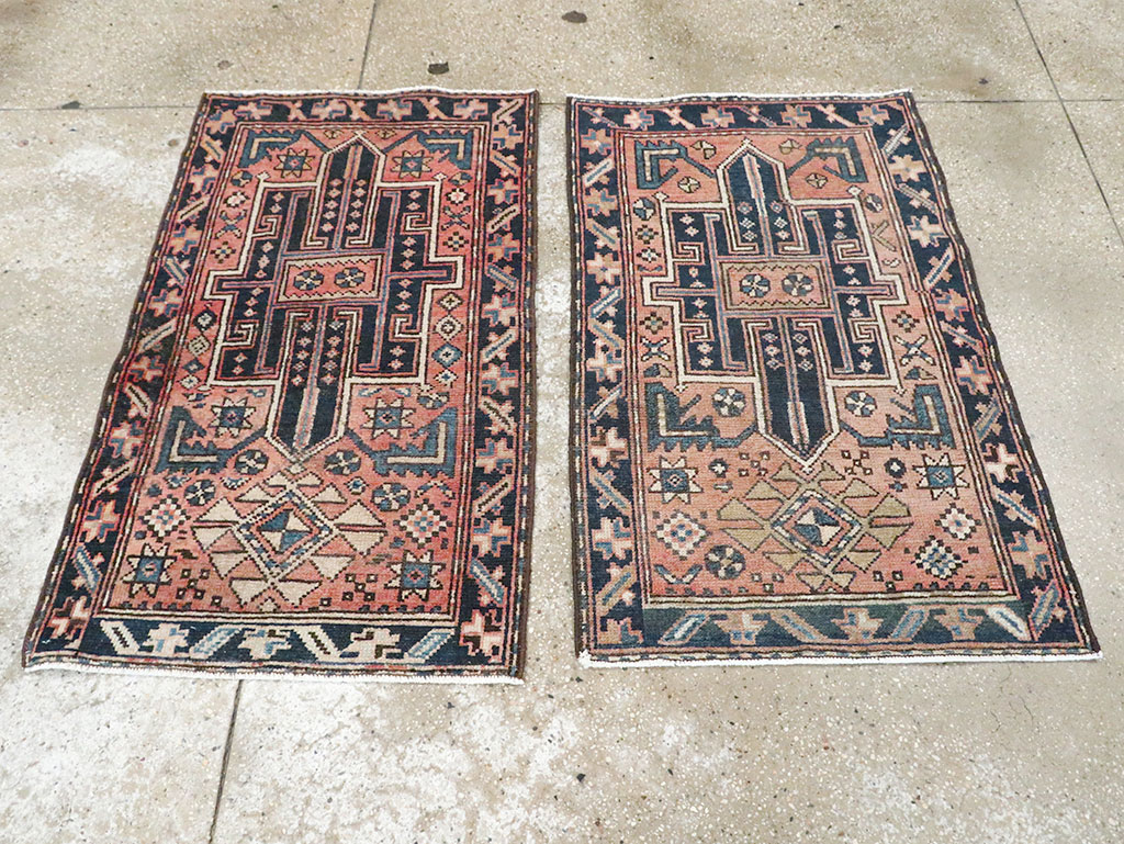 Vintage Persian Malayer Rug (Pair: 2 of 2), No.28154 - Galerie Shabab