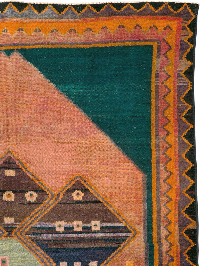 Vintage Persian Gabbeh Rug, No.28157 - Galerie Shabab