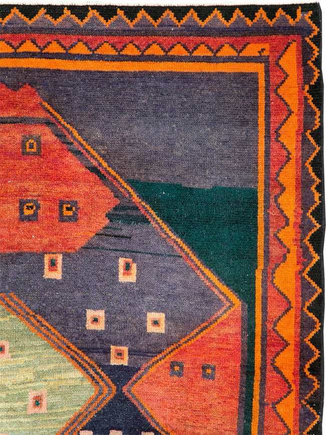 Vintage Persian Gabbeh Rug, No.28157 - Galerie Shabab