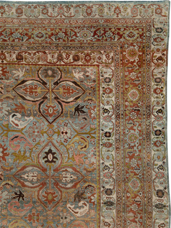 Antique Persian Bidjar Large Room Size Carpet, No.28160 - Galerie Shabab