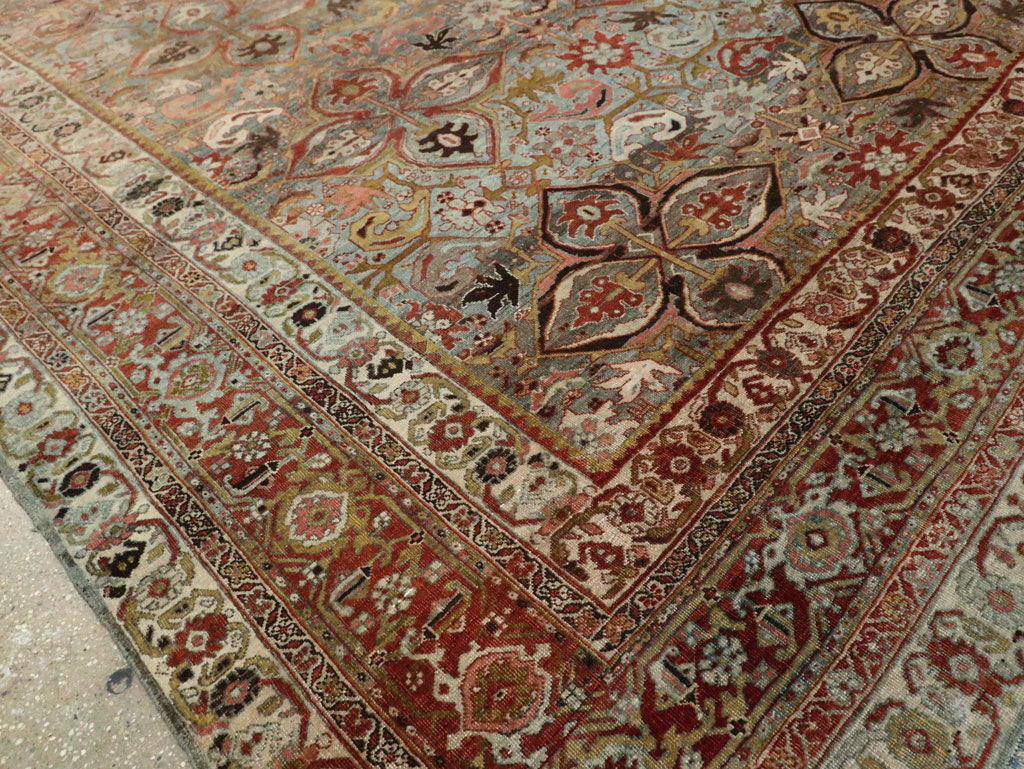 Antique Persian Bidjar Large Room Size Carpet, No.28160 - Galerie Shabab