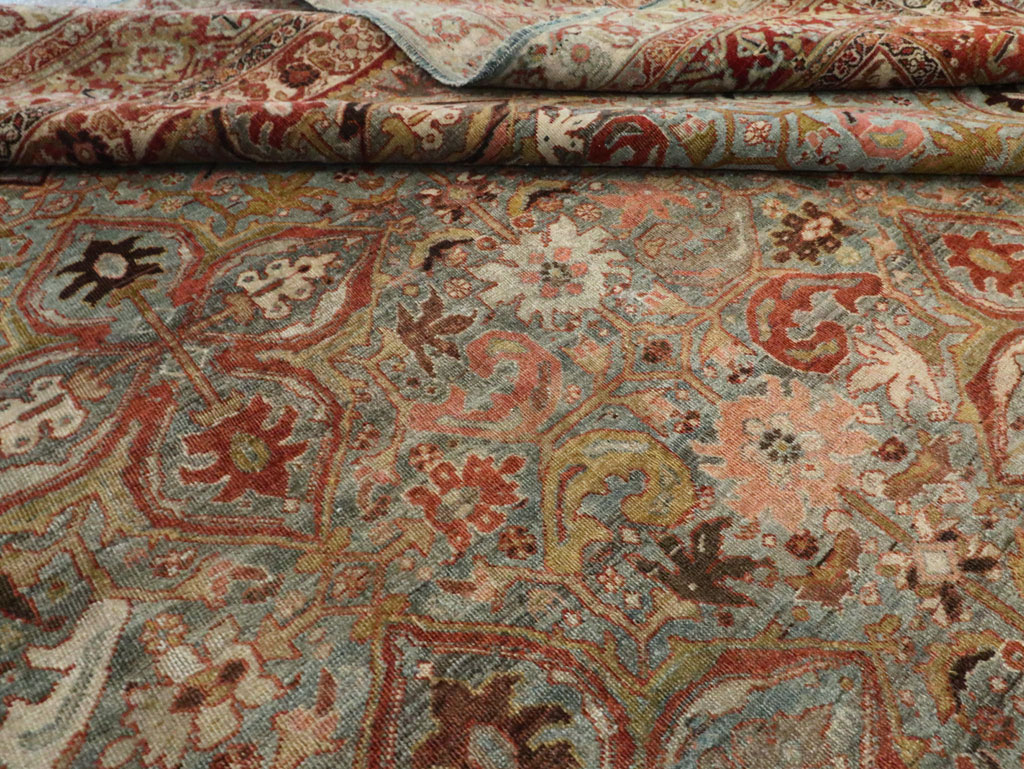 Antique Persian Bidjar Large Room Size Carpet, No.28160 - Galerie Shabab