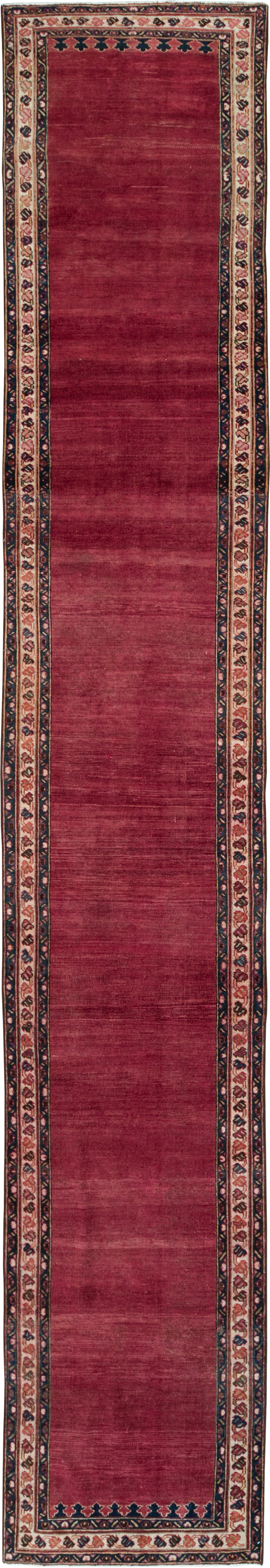 Vintage Persian Mahal Long Runner, No.28162 - Galerie Shabab