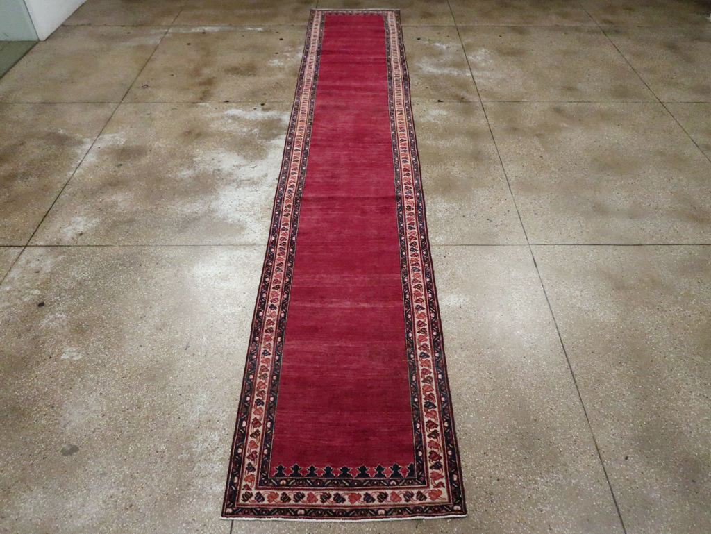 Vintage Persian Mahal Long Runner, No.28162 - Galerie Shabab