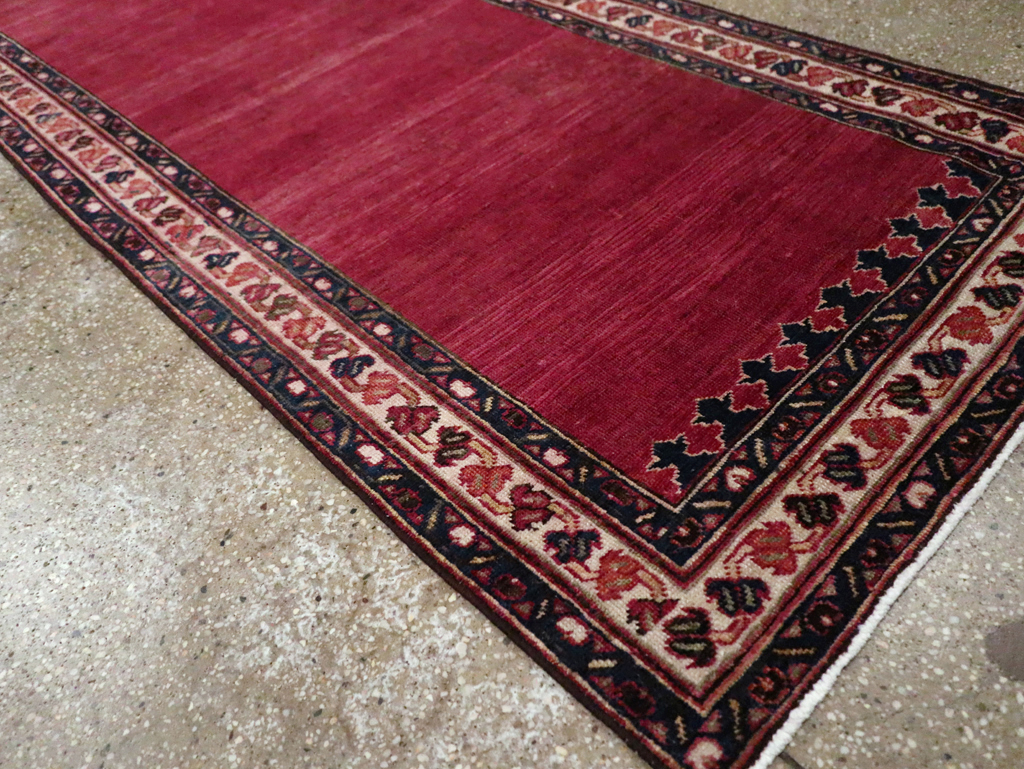 Vintage Persian Mahal Long Runner, No.28162 - Galerie Shabab
