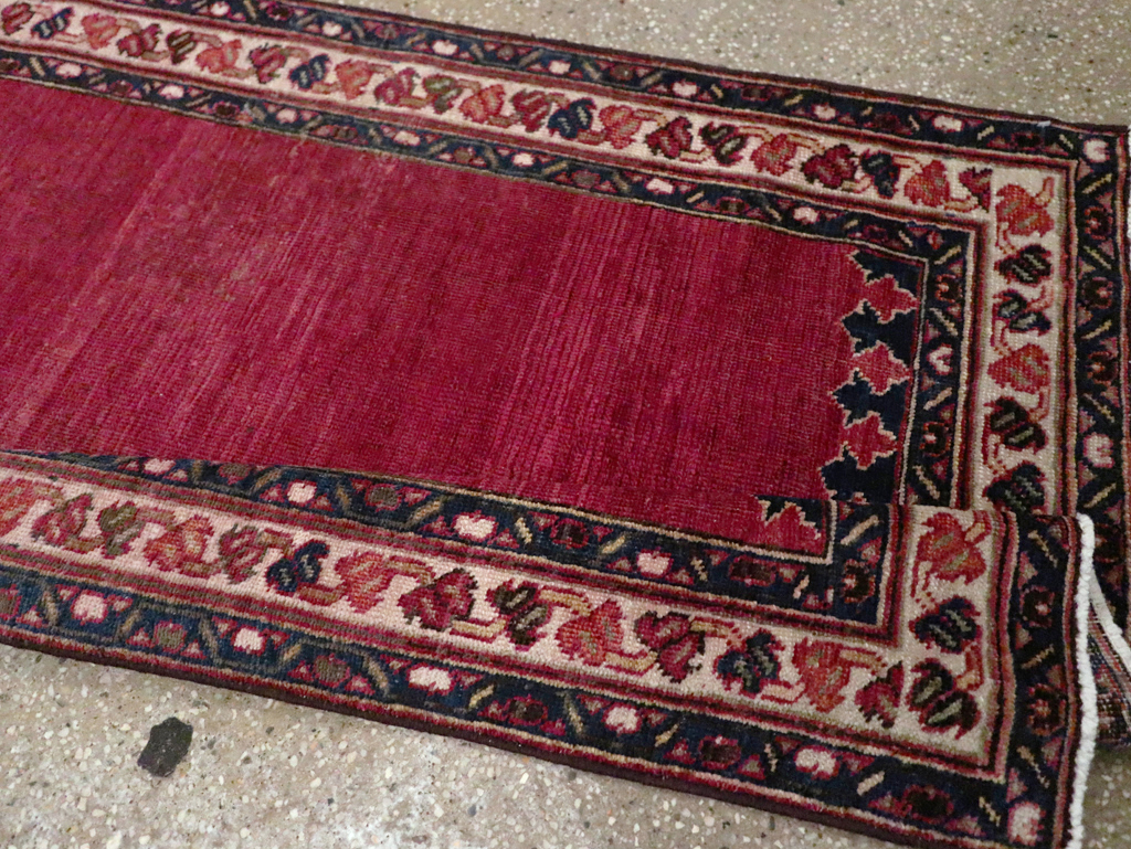 Vintage Persian Mahal Long Runner, No.28162 - Galerie Shabab
