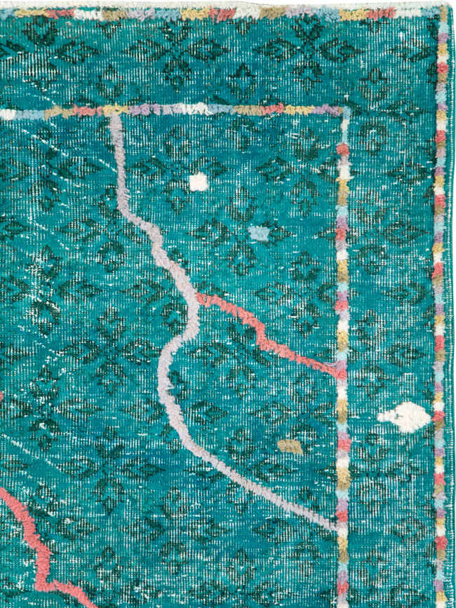 Modern Turkish Folk Rug, No.28169 - Galerie Shabab