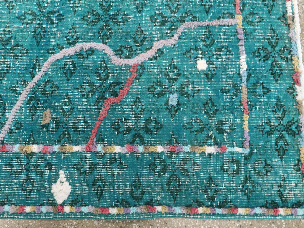 Modern Turkish Folk Rug, No.28169 - Galerie Shabab