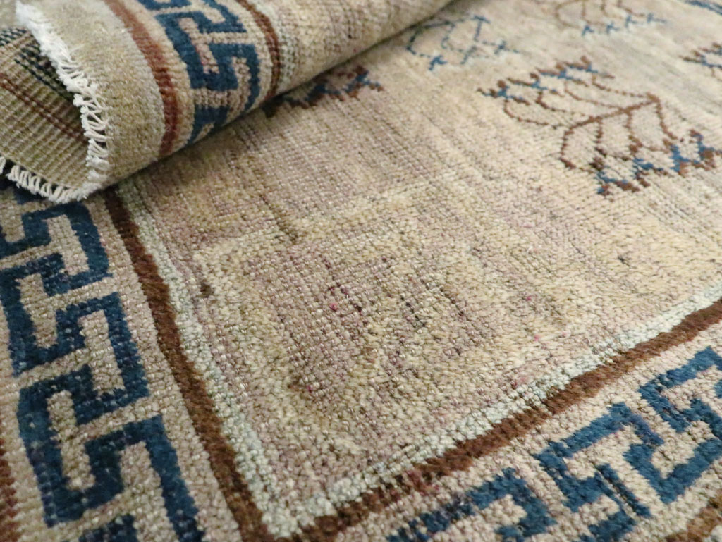Antique East Turkestan Khotan Throw Rug, No.28173 - Galerie Shabab