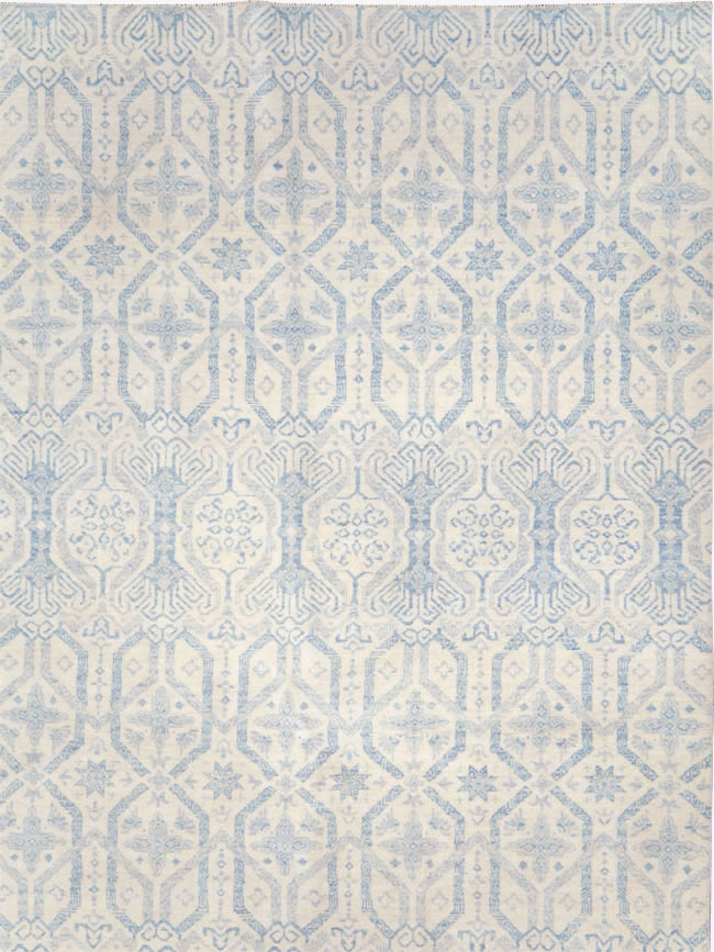 Spanish Cuenca Inspired Contemporary Turkish Room Size Carpet, No.28175 - Galerie Shabab