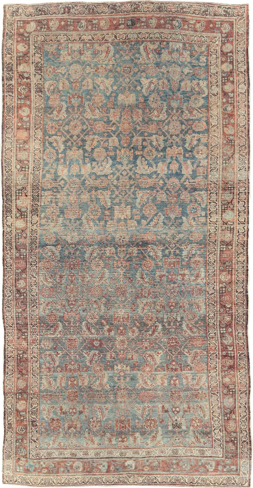Antique Persian Bidjar Gallery Rug, No.28176 - Galerie Shabab