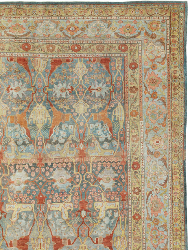 Antique Persian Bidjar Carpet, No.28177 - Galerie Shabab