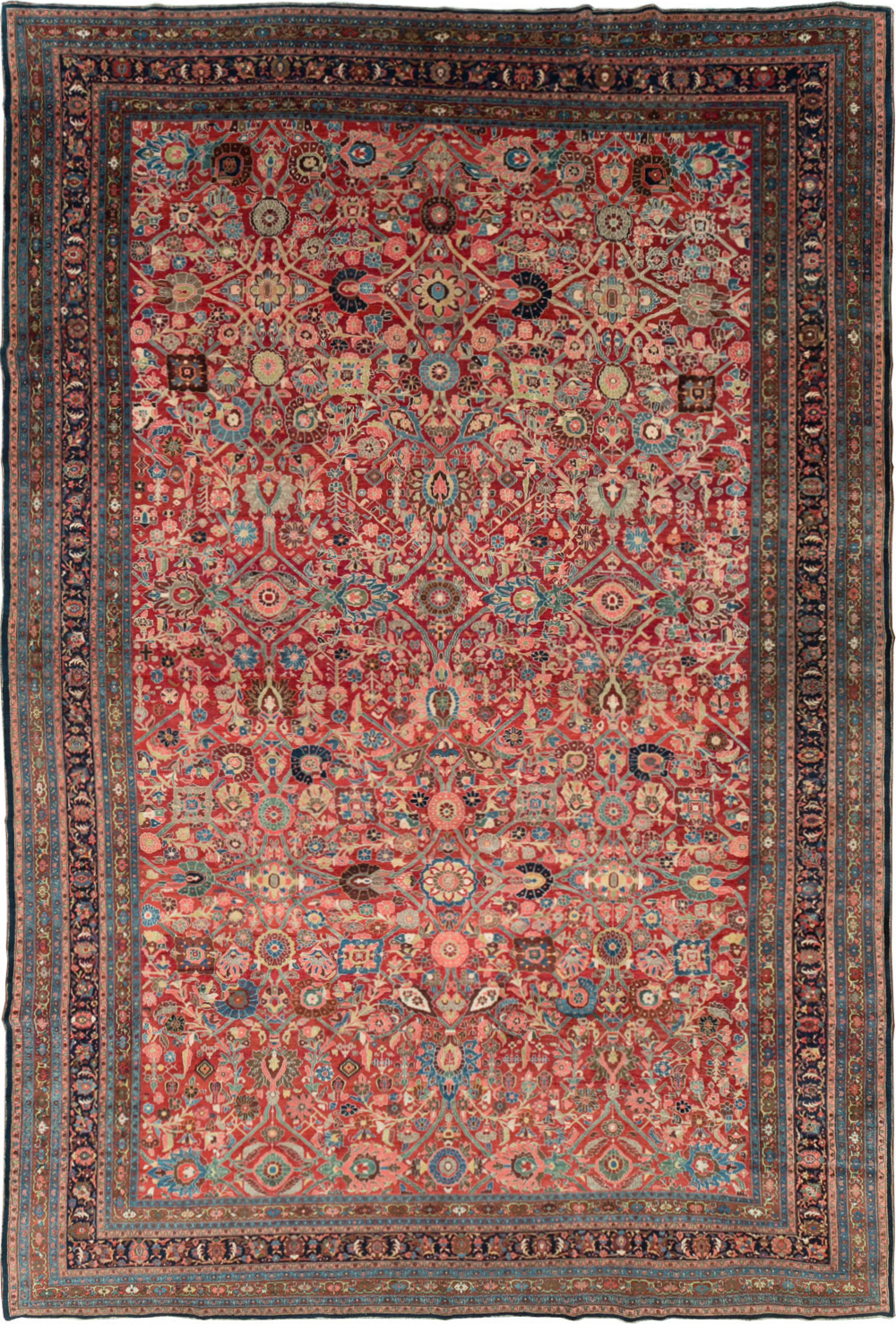 Antique Persian Bidjar Oversize Carpet, No.28178 - Galerie Shabab