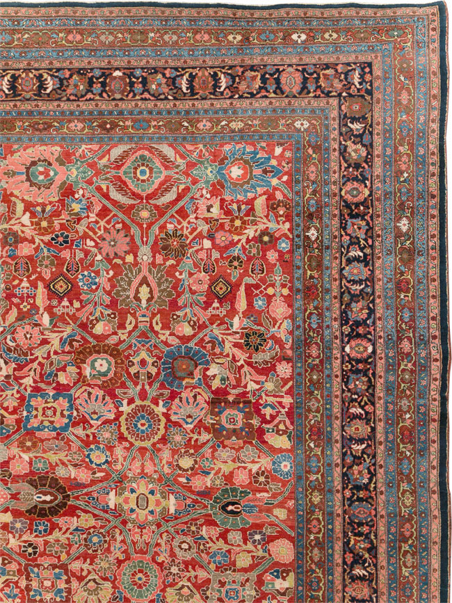 Antique Persian Bidjar Oversize Carpet, No.28178 - Galerie Shabab