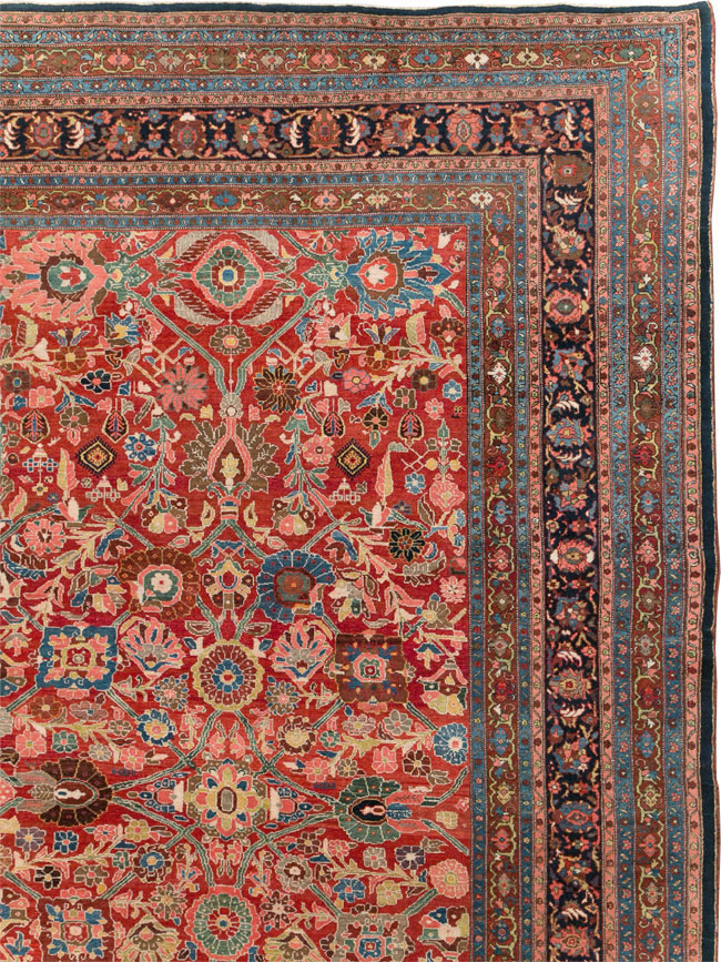 Antique Persian Bidjar Oversize Carpet, No.28178 - Galerie Shabab