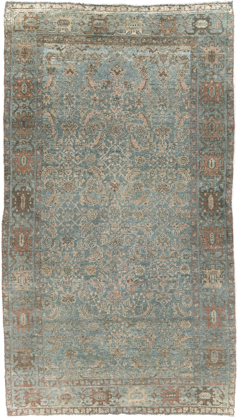 Antique Persian Malayer Accent Rug, No.28179 - Galerie Shabab