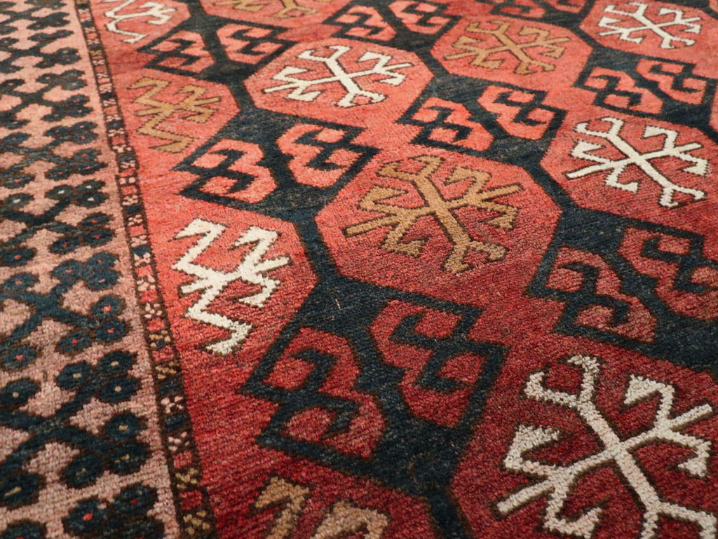 Vintage Kirghiz Gallery Carpet, No.28182 - Galerie Shabab