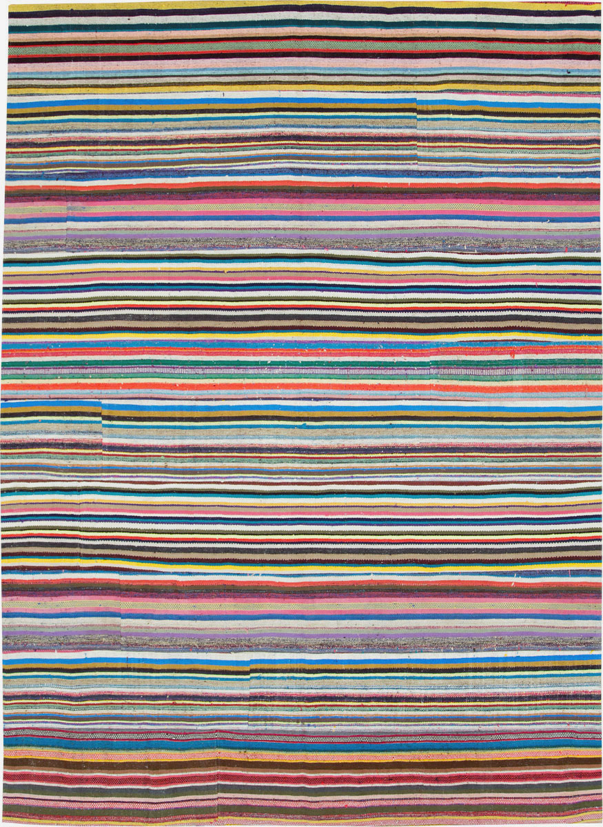 Vintage Turkish Flatweave Kilim , No.28184 - Galerie Shabab