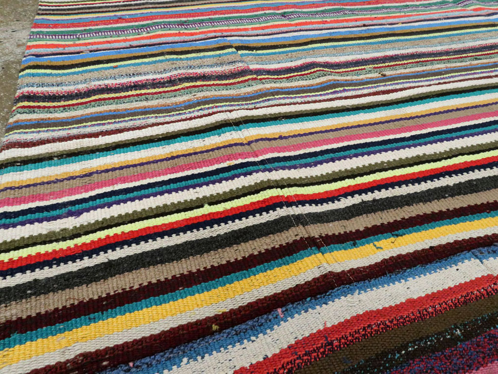 Vintage Turkish Flatweave Kilim , No.28184 - Galerie Shabab