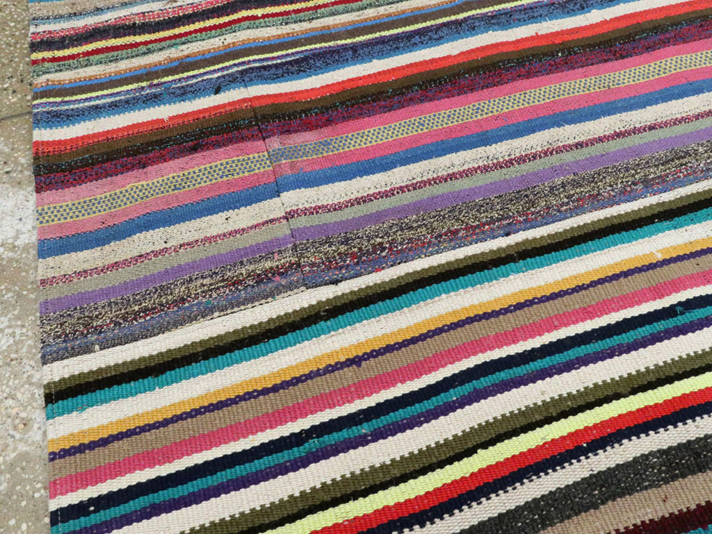Vintage Turkish Flatweave Kilim , No.28184 - Galerie Shabab