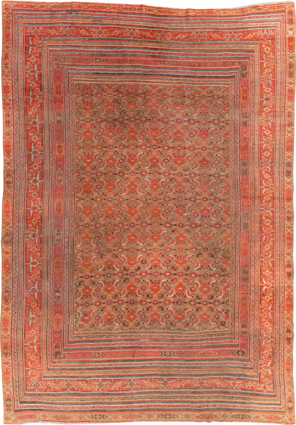 Antique Persian Khorassan Carpet, No.28190 - Galerie Shabab