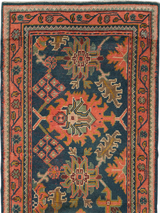 Antique Turkish Oushak Runner, No.28195 - Galerie Shabab
