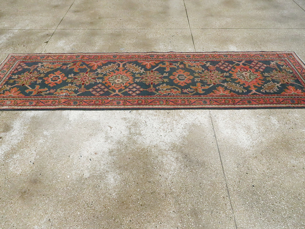 Antique Turkish Oushak Runner, No.28195 - Galerie Shabab