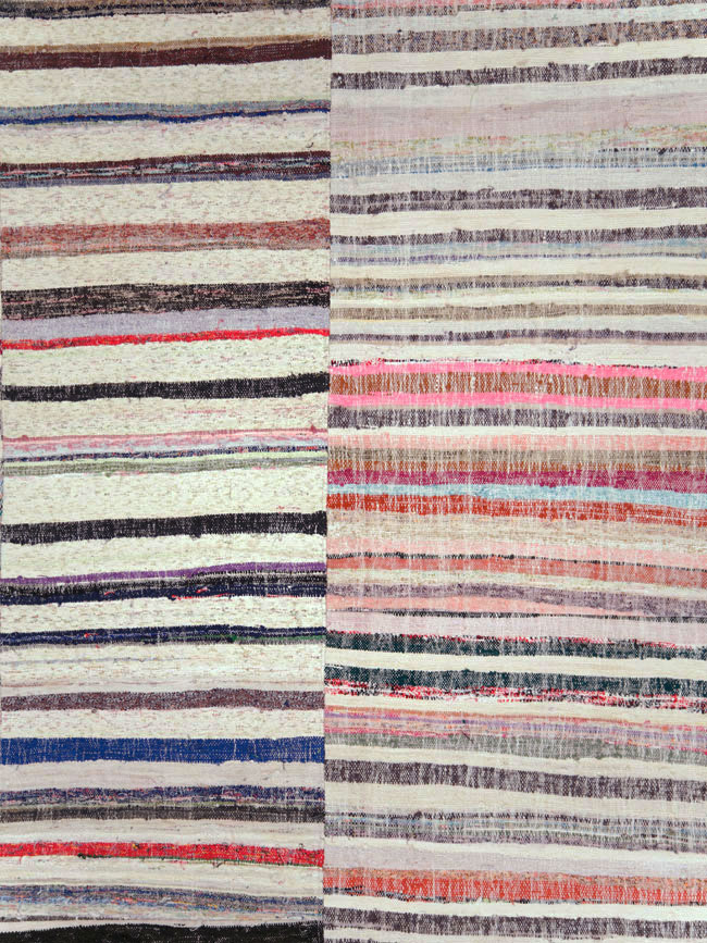 Modern Turkish Flatweave Kilim Room Size Rug, No.28207 - Galerie Shabab