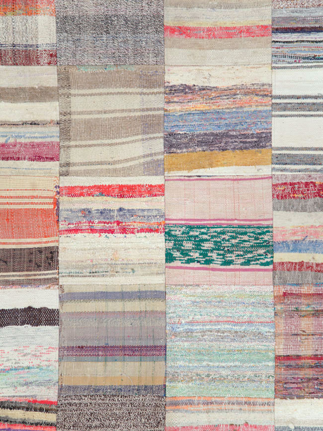 Modern Turkish Flatweave Kilim Room Size Rug, No.28208 - Galerie Shabab
