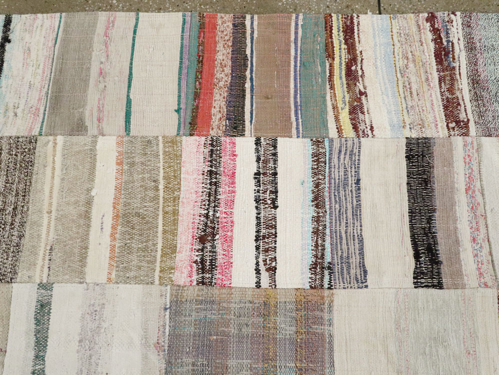 Modern Turkish Flatweave Kilim Room Size Rug, No.28208 - Galerie Shabab