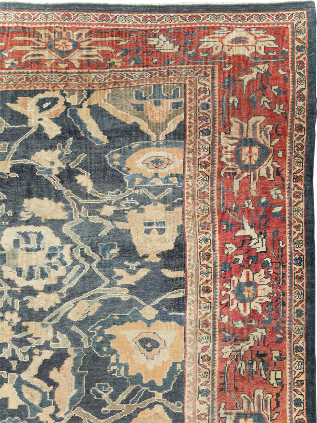 Antique Persian Mahal Carpet, No.28212 - Galerie Shabab
