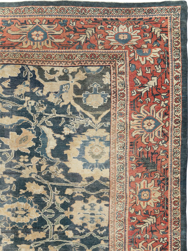 Antique Persian Mahal Carpet, No.28212 - Galerie Shabab