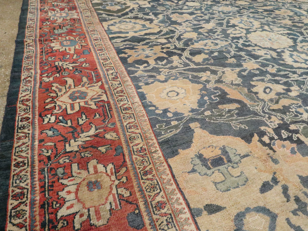 Antique Persian Mahal Carpet, No.28212 - Galerie Shabab