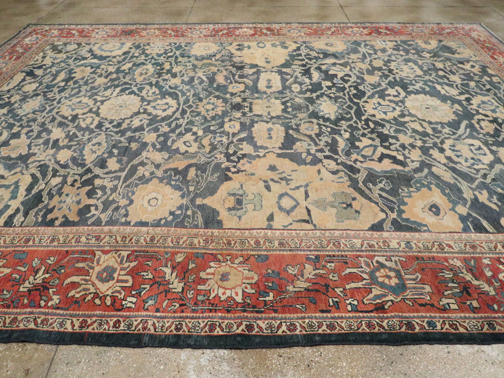 Antique Persian Mahal Carpet, No.28212 - Galerie Shabab