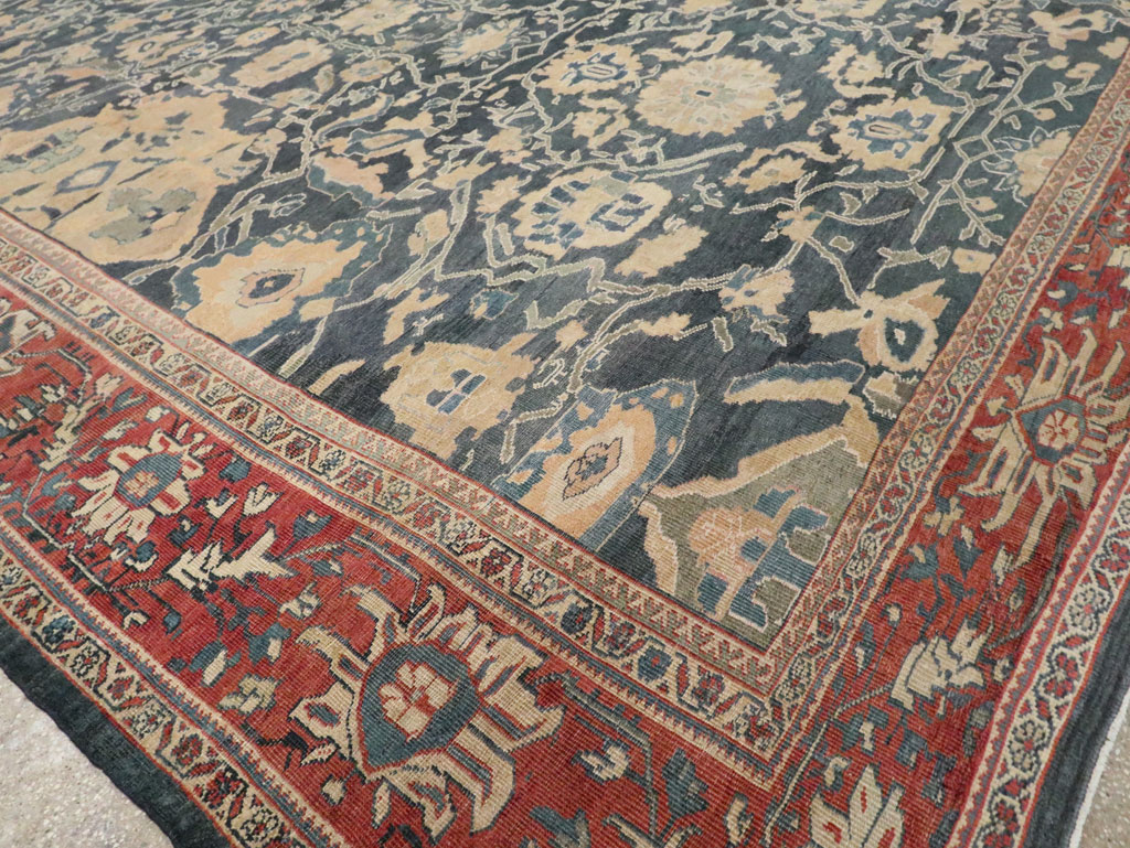 Antique Persian Mahal Carpet, No.28212 - Galerie Shabab