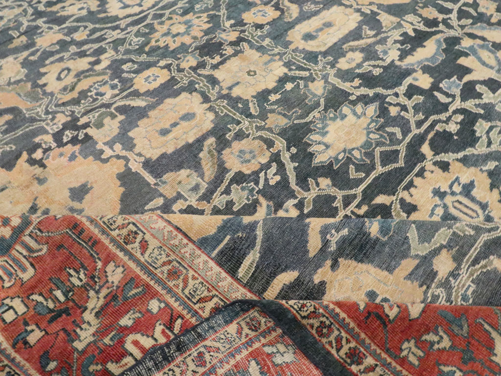 Antique Persian Mahal Carpet, No.28212 - Galerie Shabab