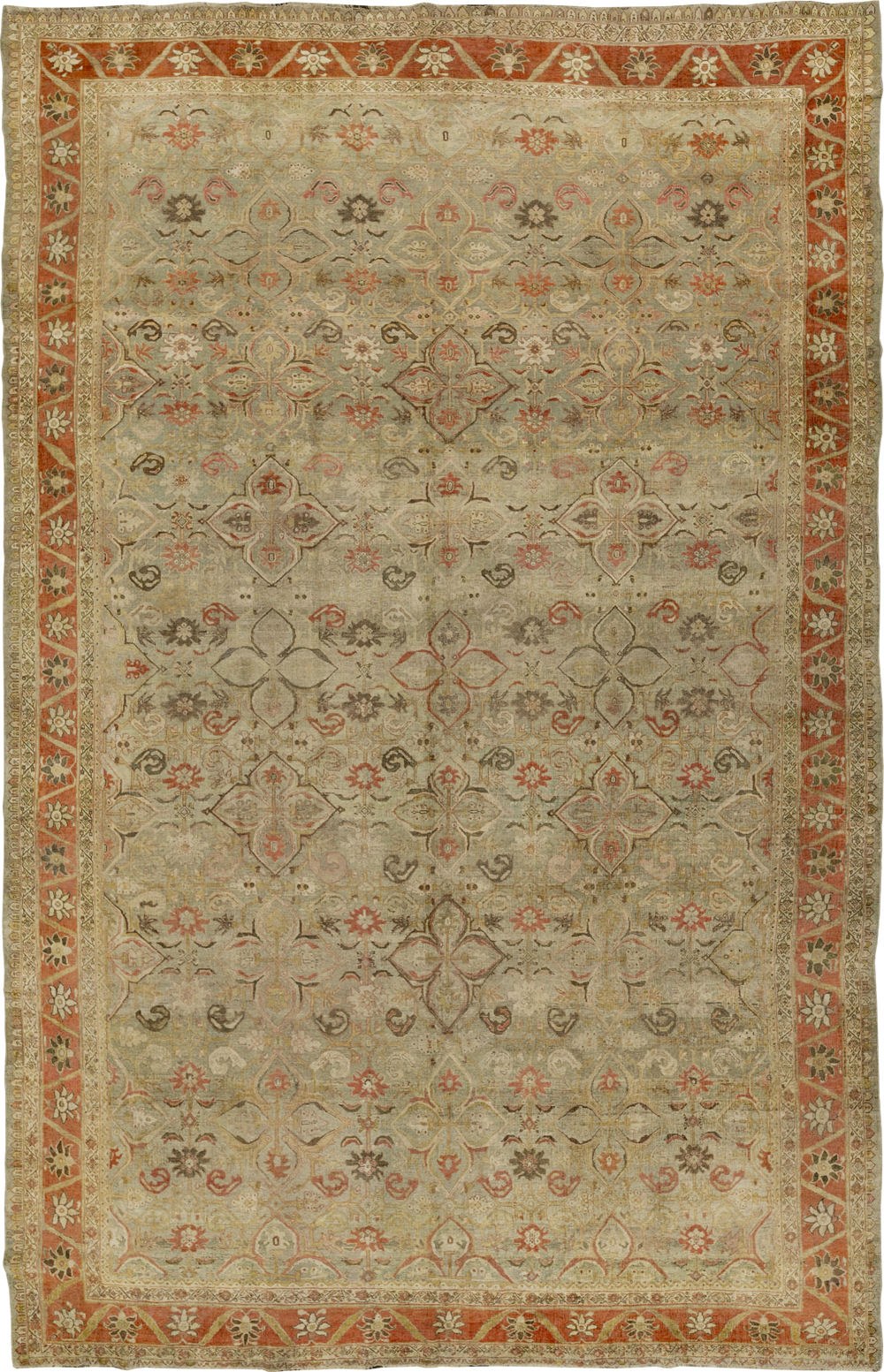Antique Persian Bidjar Large Carpet, No.28213 - Galerie Shabab