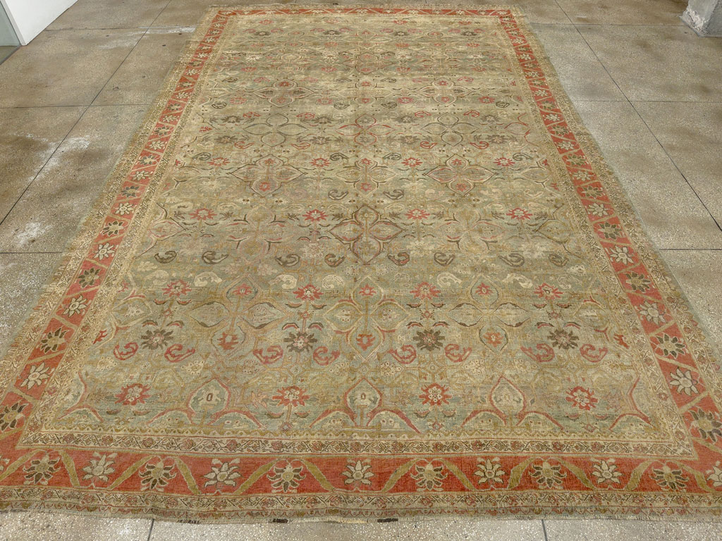 Antique Persian Bidjar Large Carpet, No.28213 - Galerie Shabab