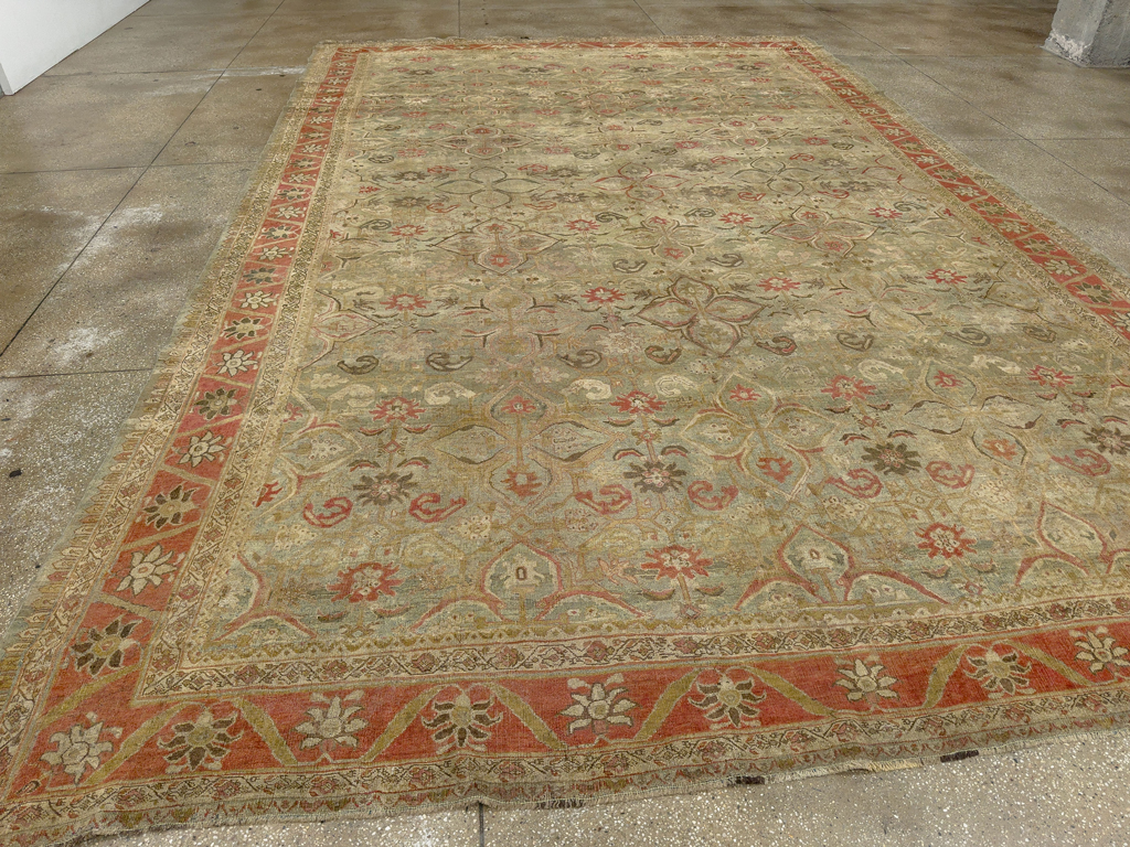 Antique Persian Bidjar Large Carpet, No.28213 - Galerie Shabab