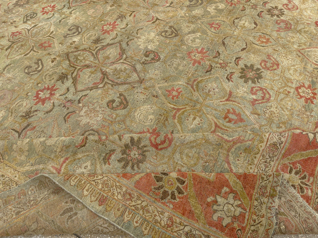 Antique Persian Bidjar Large Carpet, No.28213 - Galerie Shabab