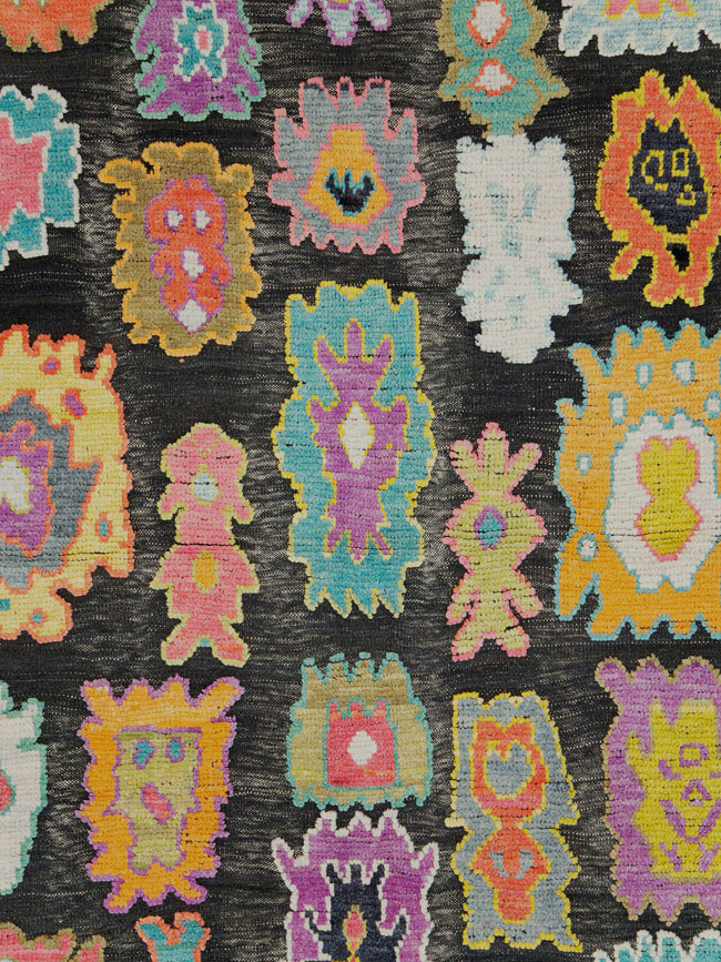 Modern Turkish Souf Oushak Carpet, No.28216 - Galerie Shabab